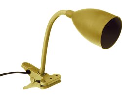 Atmosphera klem bureaulampje - Design Light Classic - okergeel - H43 cm - Leeslamp