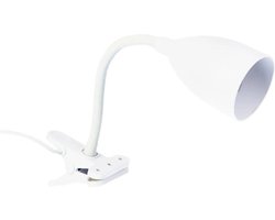 Atmosphera Klem bureaulampje - Design Light Classic - wit - H43 cm - Leeslampje