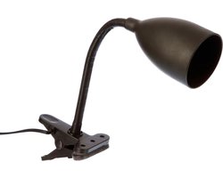 Atmosphera Klem bureaulampje - Design Light Classic - zwart - H43 cm - Leeslampje