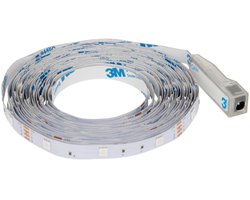 Atmosphera LED Strip met afstand bediening - 500 cm - op batterij - gekleurde of witte lampjes - slaapkamer - podium