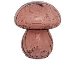 Atmosphera LED Tafellamp Malu - Ø13xH16cm - Antiek Roze