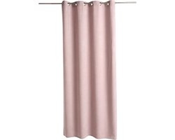 Atmosphera Memories gordijnen Roze 140 x 260 cm - Kant en klaar met ringen - Gordijn raambekleding €“ Roze