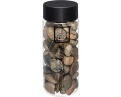 Atmosphera middelgrote decoratie/hobby stenen - bruin mix - 750 gram - Aquarium en vazen vulling - steentjes