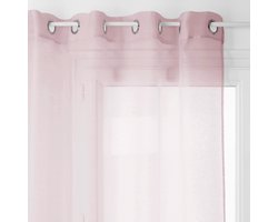 Atmosphera Moly Gordijn 135x240cm - Kant en klaar met ringen - Roze