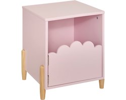 Atmosphera Nachtkastje met deur - 36x33x40cm - Roze