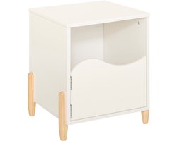 Atmosphera Nachtkastje met deur - 36x33x40cm - Wit