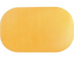 Atmosphera Nina Soft placemats/Onderleggers - Set van 4 - 44x28cm - Geel