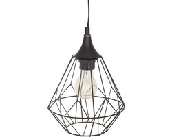 Atmosphera Plafondlamp - Ø19 x 24 cm - 40 W - Zwart