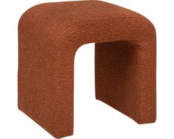 Atmosphera Sevi Poef - Bouclé - Amber