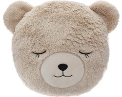 Atmosphera - Sierkussen - Beer - Beige - Ø 27 cm