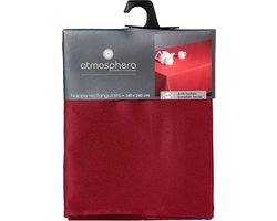 Atmosphera Tafelkleed - 240 x 140 cm - rood - Eettafel tafellakens - polyester