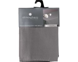 Atmosphera Tafelkleed - 300 x 150 cm - grijs - Eettafel tafellakens - polyester