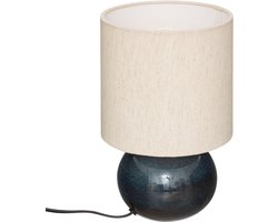 Atmosphera Tafellamp Gaia D15x28cm - Blauw - E27