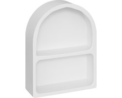 Atmosphera Wandplank Rivi - 35x12x45cm - Wit