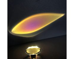 Atmosphere Nachtlamp - Lichtprojectie - Tafellamp - slaaplamp - Crystal Sky Lamp - Ovale sfeertafellamp - CrystalGlow - Sfeerverlichting - Projector - Perfect voor Elk Interieur-Duurzaam, Stijlvol, Aanpasbaar