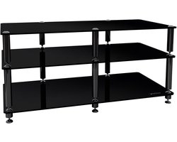 Audio/Video Meubel met 3 Planken en Trillingsdemping