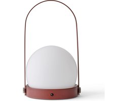 Audo Copenhagen Carrie Tafellamp LED Oplaadbaar Burned Red