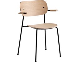 Audo Copenhagen Co Eetkamerstoel Met Arm Naturel Eiken/zwart