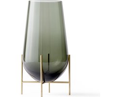 Audo Copenhagen Échasse Vaas Medium Smoke / Brushed Brass