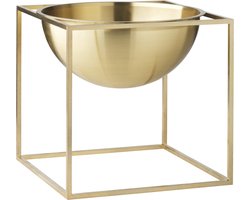 Audo Copenhagen Kubus Bowl Schaal Large Ø23 Goud