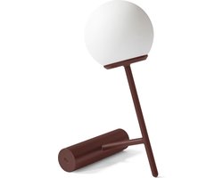 Audo Copenhagen Phare Tafellamp LED Oplaadbaar Burned Red