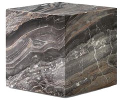 Audo Copenhagen Plinth Cubic Bijzettafel 40x40 Grey Galaxy