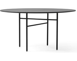 Audo Copenhagen Snaregade Round Tafel Ø140 Zwart Eiken