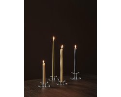 Audo Copenhagen Spire Smooth Tapered Kaarsen H38 Set Van 6 Ochre