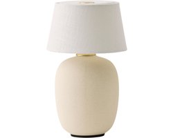 Audo Copenhagen Torso Tafellamp - Oplaadbaar - Dimbaar - Zand