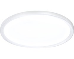 Aufun Led-Plafondlamp, Plat Rond, Wit, 72W 6000K-6500K, Ip44 Waterdicht, Moderne Badkamerlamp, Keukenlamp Voor Keuken, Badkamer, Slaapkamer, Gang, Kelder, Ø45 Cm