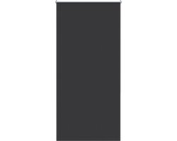 Aufun verduisterende rolgordijnen, thermisch isolerende rolgordijnen, rolgordijnen met trekkoord, rolgordijnen met trekkoord en clips zonder boren, (80x210 cm, antraciet)