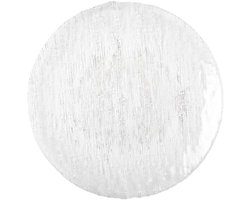 Aulica Transparante Dinerbord – Ø23 cm – Ronde Glazen Tafelplaat – Elegant en Stijlvol