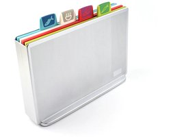 AUM® Snijplanken Set – inclusief houder - 4-delige Antibacteriële - snijplankenset met houder – Kleurgecodeerd – Antislip & Vaatwasserbestendig – Voor Vlees, Vis, Groente en Gekookt Voedsel