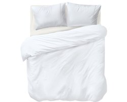 Auping Beige lines satin Dekbedovertrek - Tweepersoons 240 x 220 cm - Katoensatijn - Beige