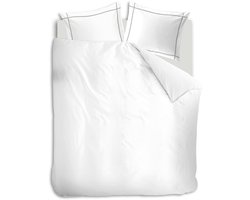 Auping Classic white grey Dekbedovertrek - Tweepersoons 260 x 220 cm - Katoensatijn - Wit