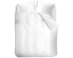 Auping Clear white satin Dekbedovertrek - Tweepersoons 200 x 220 cm - Katoensatijn - Wit