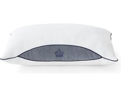Auping Dew hoofdkussen - 40 x 60 cm - Polyester - Wit - Geschikt voor zij-, rug- en buikslapers