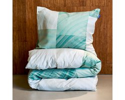 Auping Gentle clover Dekbedovertrek - Tweepersoons 260 x 220 cm - Biologisch katoen - Groen