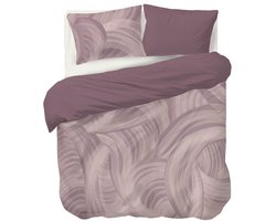 Auping Mauve twists Dekbedovertrek - Tweepersoons 240 x 220 cm - Biologisch katoen - Paars