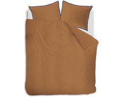 Auping Morning Latte Dekbedovertrek - Tweepersoons 260 x 220 cm - Biologisch katoen - Bruin