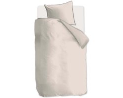 Auping Quiet beige Dekbedovertrek - Eenpersoons 140 x 220 cm - Biologisch katoen - Beige