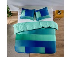 Auping Shadowlight Dekbedovertrek - Eenpersoons 140 x 220 cm - Biologisch katoen - Groen