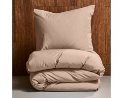 Auping Warm embrace Dekbedovertrek - Tweepersoons 240 x 220 cm - Biologisch katoen - Bruin