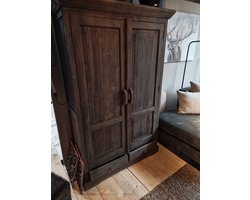 AURA PEEPERKORN| KAST| BUFFETKAST| DICHTE KAST| KAST DOORTJE| TEAKHOUT