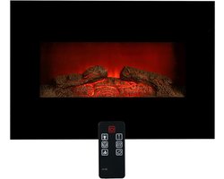 Aura® Sfeerhaard Elektrisch - Sfeerhaarden - Sfeerhaard Met Schouw - Zwart - 18cm x 33cm x 53cm; 200 g