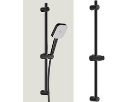 Auralum max Glijstang - 70 cm - Zwart - Verstelbaar - Universal Douchestang - Douche Glijstang - Eenvoudige Installatie