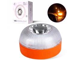 AUREVINTA® Auto Noodverlichting LED – USB Oplaadbaar Waarschuwingslicht – Magnetisch Stroboscoop Noodsignaal – Veiligheidslamp voor Auto