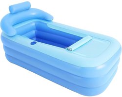 Aurixi® Jacuzzi Opblaasbaar - Jacuzzi - Blauw - ‎150cm x 75cm x 43cm