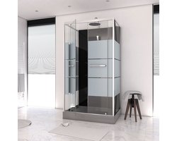 Aurlane rechthoekige douchecabine 110x80x225cm - SCRATHY 110