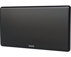 Auronic Convectorkachel - 2000 Watt - Elektrische Kachel - 3 Standen - Metalen Paneelverwarming - IP24 - Badkamer - Zwart